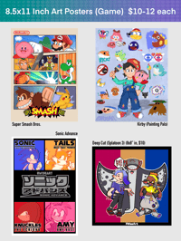 Image 1 of Medium Art Prints - 8.5x11” (Choose a Design)