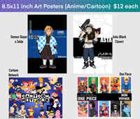 Image 3 of Medium Art Prints - 8.5x11” (Choose a Design)