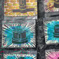 Image 2 of Snaps - Mini Lino Prints (6x4inch)