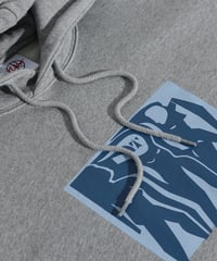 Image 3 of POLAR_DAVE HOODIE | CUT OUTS :::HEATHER GREY:::
