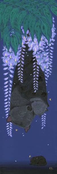 Image 3 of 'Wisteria Dreams' LE Canvas Wrap