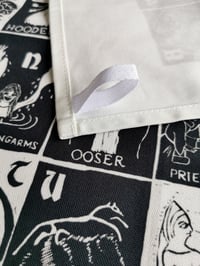 Image 3 of  A to z of British Folklore Tea Towel