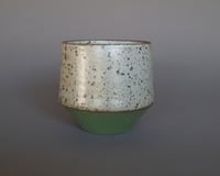 Image 1 of Rock Planter - Small green