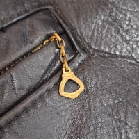 Image 7 of Vintage Steerhide Motorcycle Jacket, c. '50s-'60s