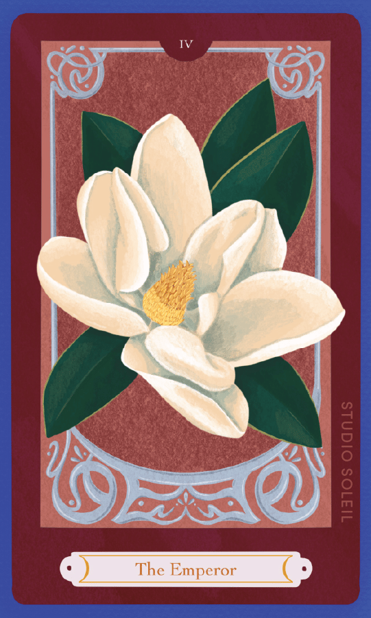 Image of The Emperor Tarot Card Sticker