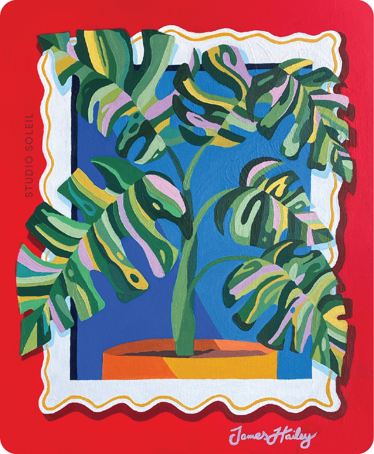 Image of 'Monstera' sticker