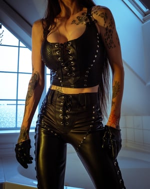 Image of Toxic Vision All Black Everything snakeskin bustier top MULTI SIZE/CUSTOM