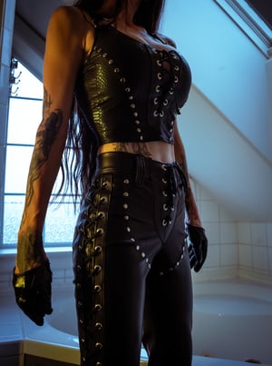 Image of Toxic Vision All Black Everything snakeskin bustier top MULTI SIZE/CUSTOM