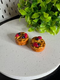 Image 3 of Strawberry and Blueberry Maple Syrup Waffles Magnets