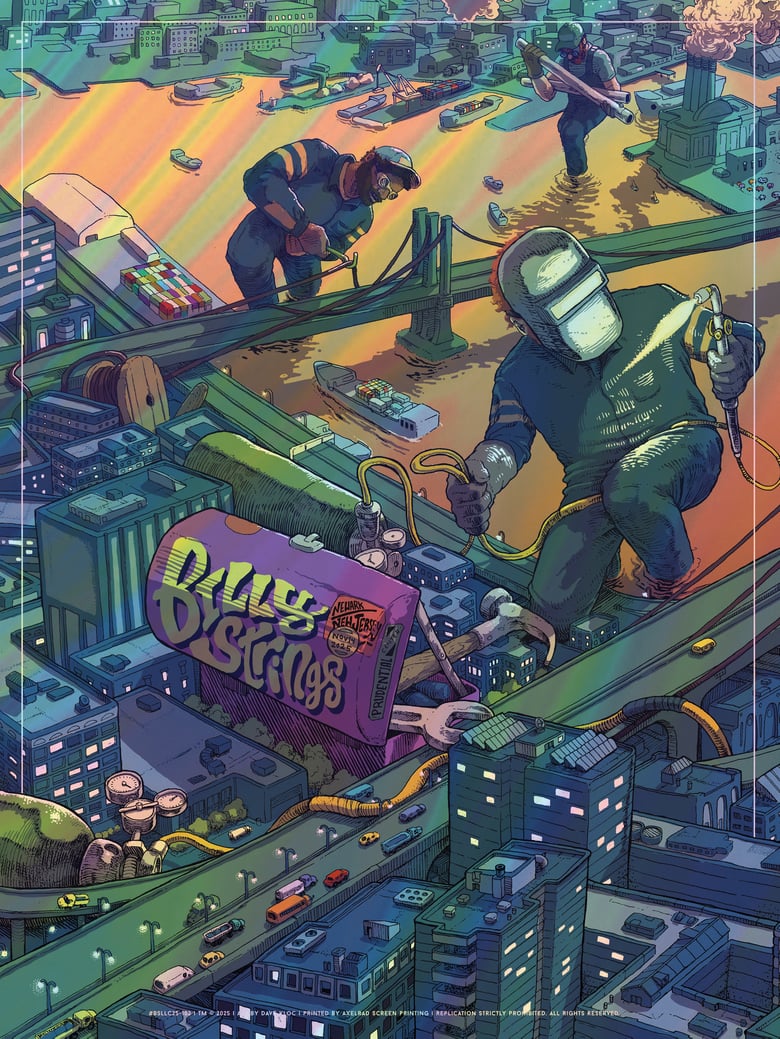 Image of Billy Strings - Newark, NJ - 11.14.25 (FOIL)