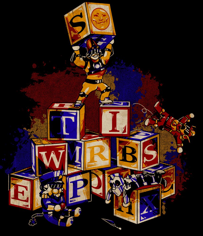 Image of TWRP Blocks Print