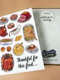 Image 5 of Thankful For Food and You - Greeting Card