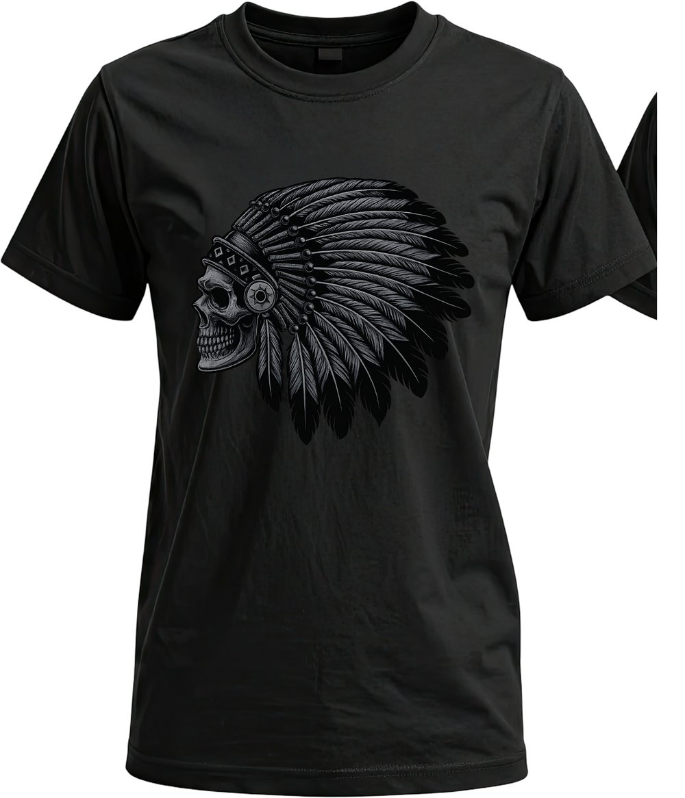 Image of Cobre Wrestling Skeleton Chief Tee