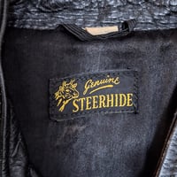 Image 2 of Vintage Steerhide Cafe Jacket, c. 1970s