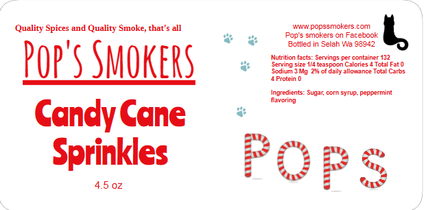 Image of Peppermint Candy Cane Sprinkles