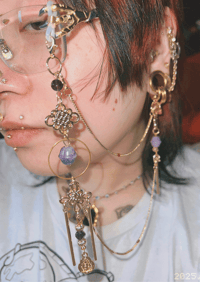 Image 3 of BELL PROPHET Modular Glasses - Earring Chain (SINGLE SIDE)