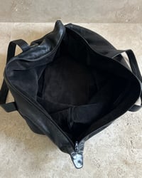 Image 7 of GOLD STUD LEATHER TRAVEL BAG