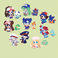 Image 4 of pkmn | gen 5 pair up charms