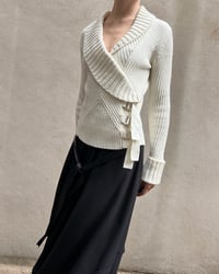 Image 3 of CREAM BUCKLE KNIT
