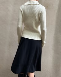 Image 4 of CREAM BUCKLE KNIT