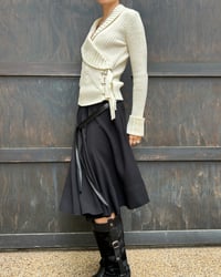 Image 2 of CREAM BUCKLE KNIT