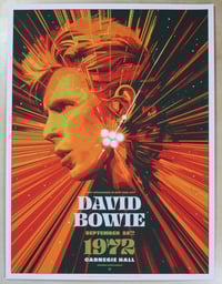 Image 3 of David Bowie - Carnegie Hall 1972 - 50th Anniversary Art Print