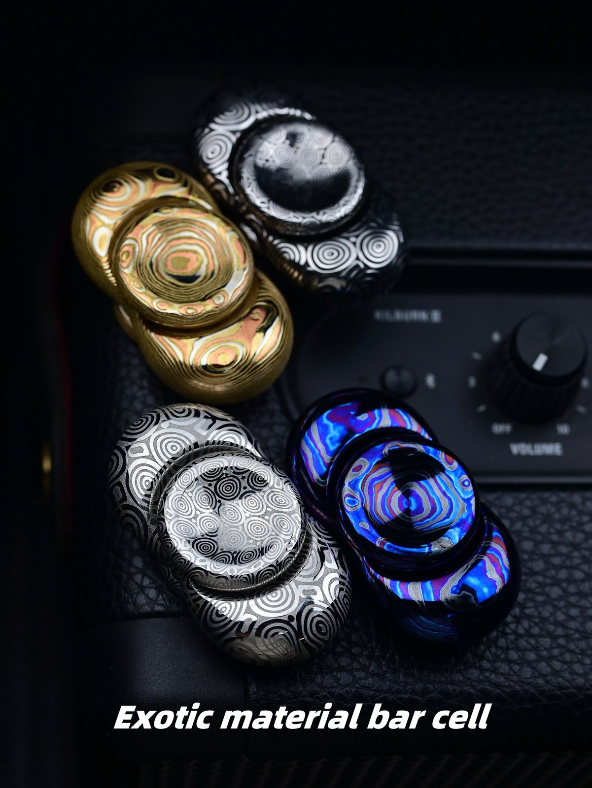Valence Customs Antimatter ハンドスピナー EDC SC/ZircuTi Exotic material bar cell handspinner | KINETICS ASIA
