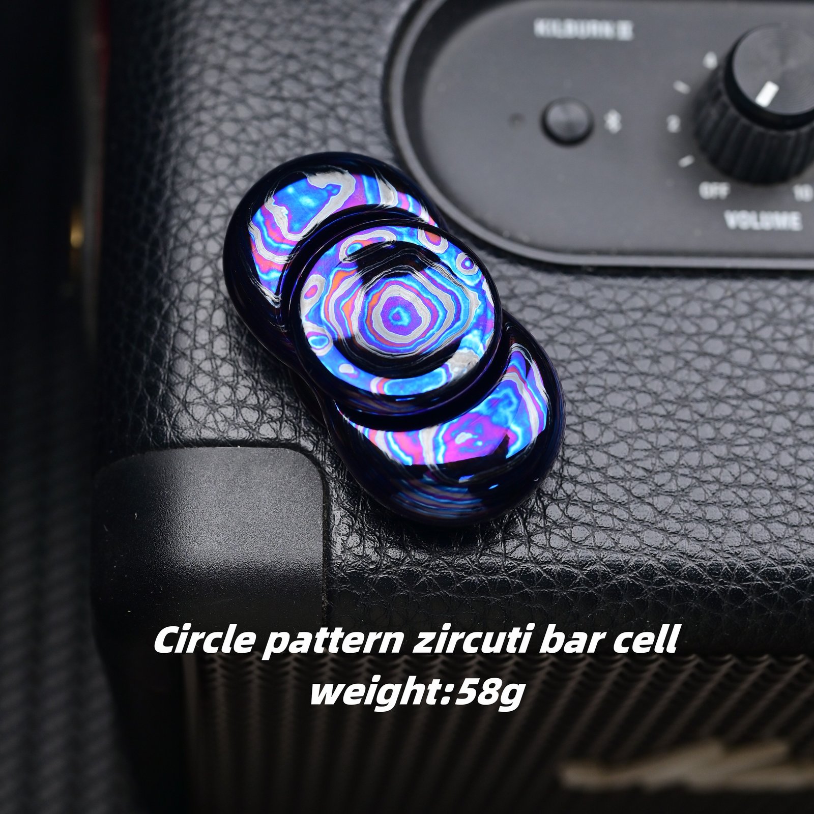 SC/ZircuTi Exotic material bar cell handspinner | KINETICS ASIA