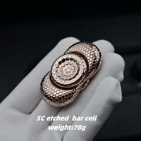 Image 1 of SC/ZircuTi Exotic material bar cell handspinner