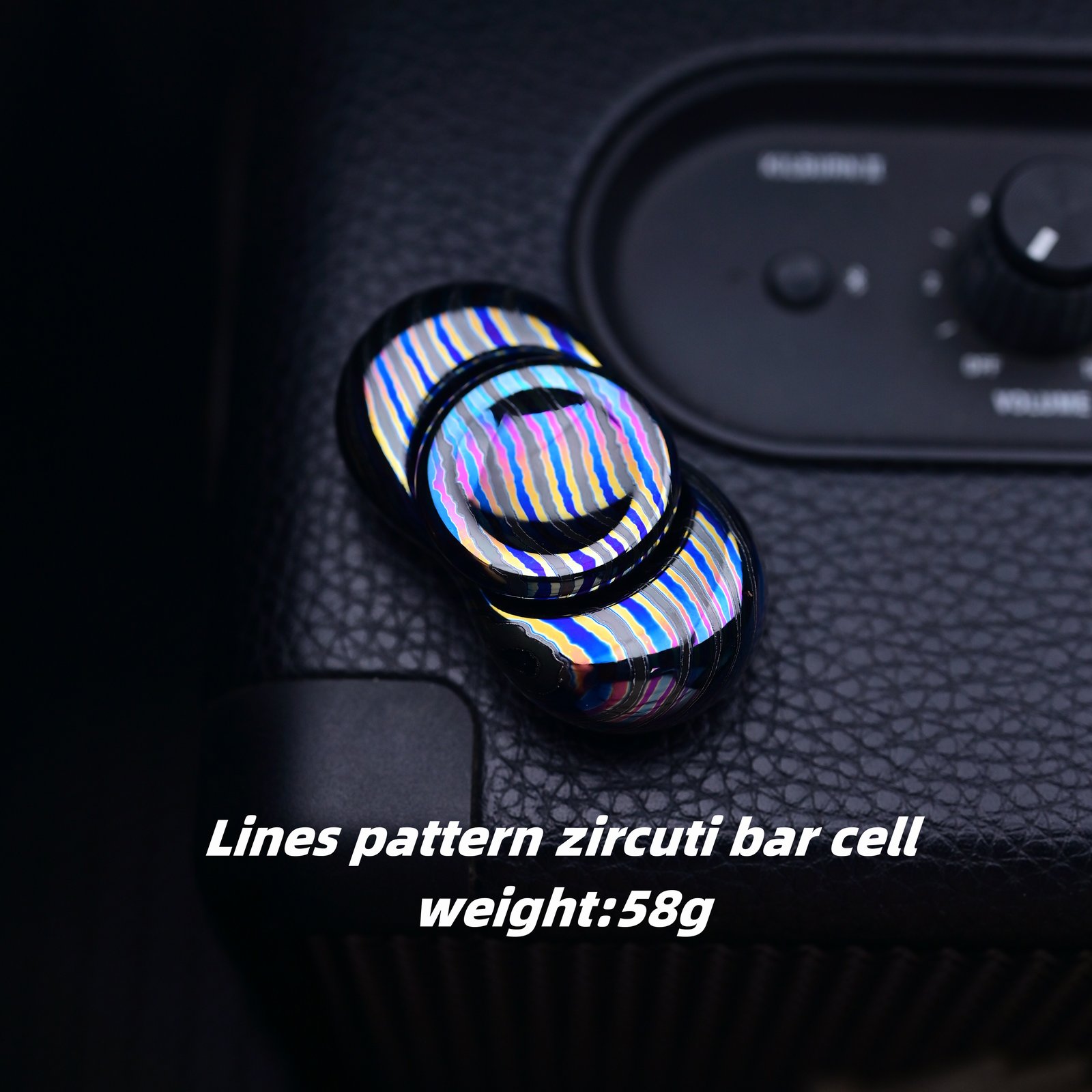 SC/ZircuTi Exotic material bar cell handspinner | KINETICS ASIA