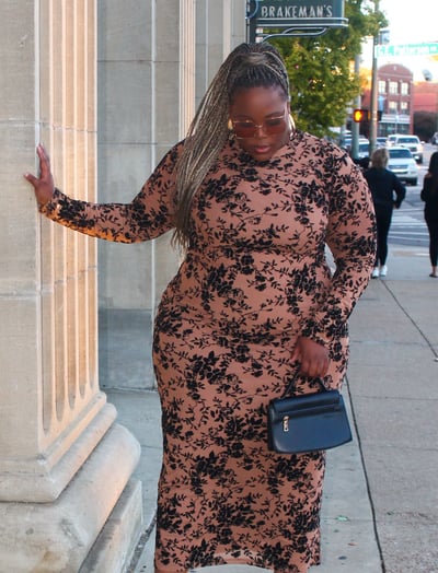 Image of Nikki Velvet Mesh Dress