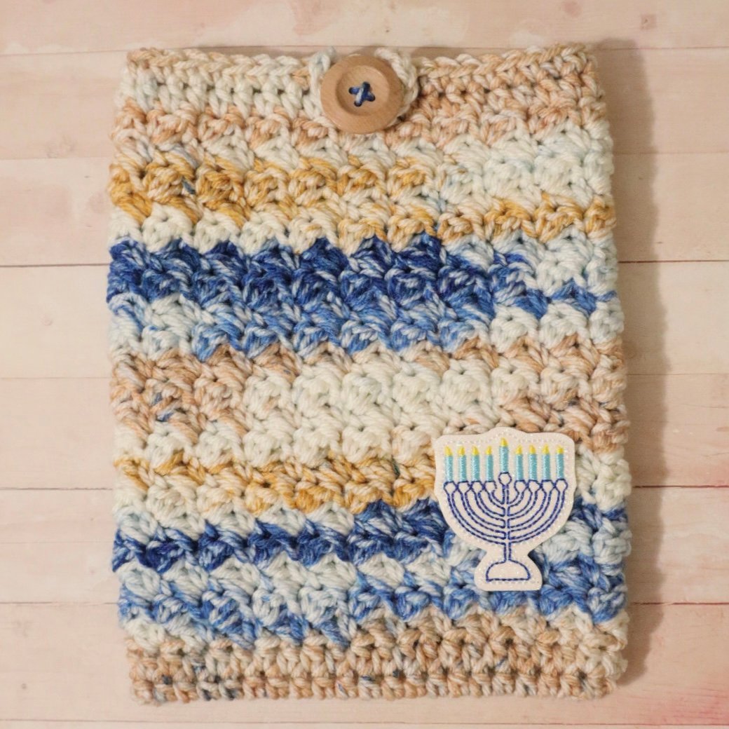 Image of Suzette Crochet Book/Kindle Sleeve (available with/without a feltie!)