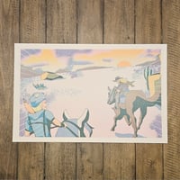 Image 1 of Cowboy Riso Print