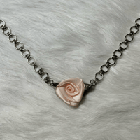 "Rosette" chainmail choker