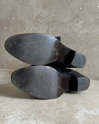 Image 9 of BLACK LEATHER & COWHIDE BOOTS