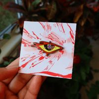 Image 2 of original | golden tears enamel pin