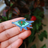 original | broken promise enamel pin