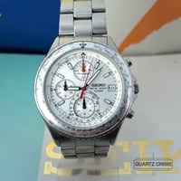 Image 3 of 2000 Seiko Flightmaster White Quartz Chronograph (V657-8120)