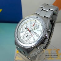 Image 4 of 2000 Seiko Flightmaster White Quartz Chronograph (V657-8120)