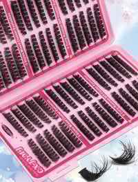 Image 4 of KIT EXTENSION DE CILS - 540 pièces Grappe indépendante de avec 