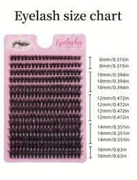 Image 6 of KIT EXTENSION DE CILS - Vison de grande capacité de 2 boîtes - 60D Curl 0,31 pouces-0,63 pouces 