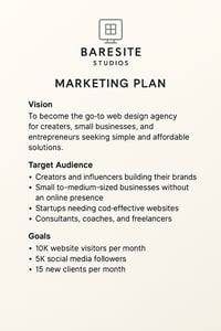 Image 1 of Marketing Plan