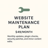Image 1 of Website Maintenance Plan