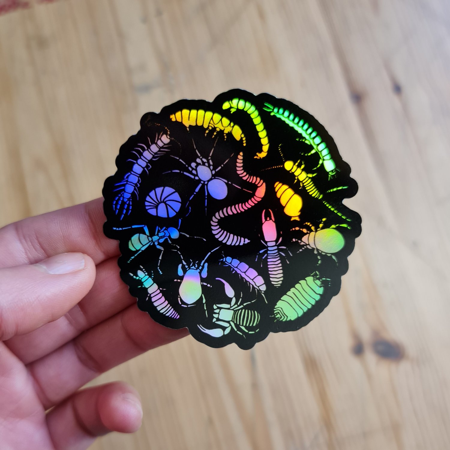 Soil is Alive holografic sticker