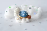 Image 2 of Star-Catcher Mushroom - Miniature Clay Desk Buddy