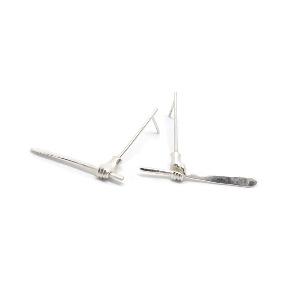 Image of LITTLE HAND EAR RINGS