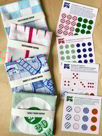 Image 2 of Set of 4 Different Board Game Table Napkins
