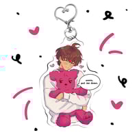 (PREORDER) Haeppo loves unnie! keychain