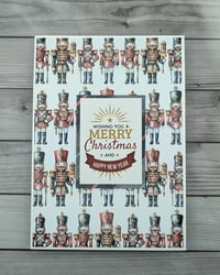 Large Christmas Card - Nutcrackers
