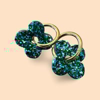 Image 3 of Les interchangeables - Fleur Joia - 46 COLORIS AU CHOIX - CUIR ET PAILLETTES 